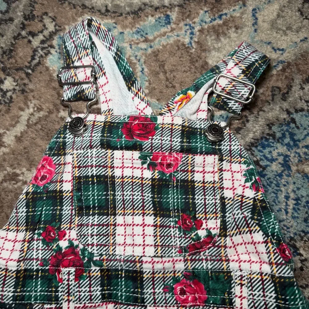 Baby GAP Overalls floral design